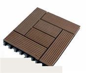30X30cm Geçmeli Akasya Ağacı Ahşap Yer Karosu Balkon Teras Zemin Kaplama