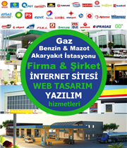 Akaryakıt İstasyonu Firma internet Sitesi Tasarımı Yazılımı