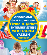 Anaokulu & Kreş, Yuva Sitesi Tasarımı Yazılımı