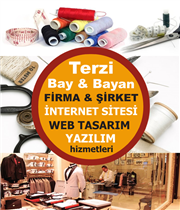 Bay ve Bayan Terzi Firma Sitesi Tasarımı Yazılımı