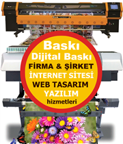 Dijital Baskı Firma Sitesi Tasarımı Yazılımı