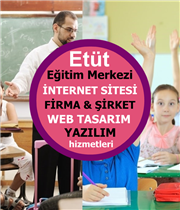 Etüt Merkezi & Eğitim Merkezi Sitesi Tasarımı Yazılımı