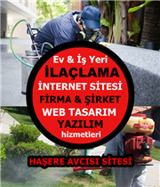 Ev & İş Yeri İlaçlama Firma Sitesi Tasarımı Yazılımı