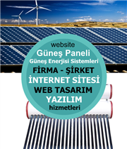 Güneş Enerjisi - Güneş Paneli Firma Sitesi Yazılımı