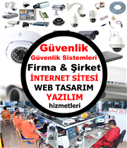 Güvenlik Sistemleri Firma Sitesi Tasarımı Yazılımı