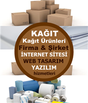 Kağıt ve Kağıt Ürünleri Firma Sitesi Tasarımı Yazılımı