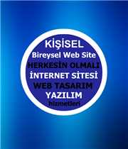 Kişisel ve Bireysel İnternet Sitesi Tasarımı ve Yazılımı