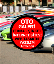 Oto Galeri Firma - Şirket İnternet Sitesi Yazılımı