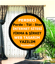 Perde - Tül - Stor Satış Firma Sitesi Tasarımı Yazılımı