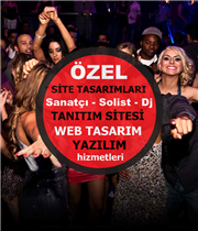 Sanatçı - Solist - Dj Web Sitesi Tasarımı Yazılımı