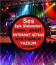 Ses ve Işık Sistemleri Firma Sitesi Yazılımı