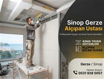 Sinop Gerze Alçıpan Ustası | Asma Tavan ve Alçıpan Bölme Duvar Hizmetleri