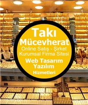 Takı Mücevherat Firma Sitesi Web Tasarım Yazılımı