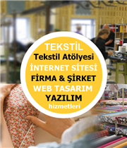 Tekstil Atölyesi Firma Web Sitesi Tasarımı Yazılımı