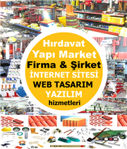 Yapı Market ve Hırdavat Firma Sitesi Tasarımı Yazılımı